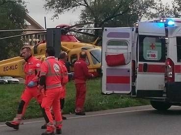 Uomo in carrozzina investito e ucciso a Fenegrò dall’auto guidata da Martinez, secondo portiere dell’Inter elicottero