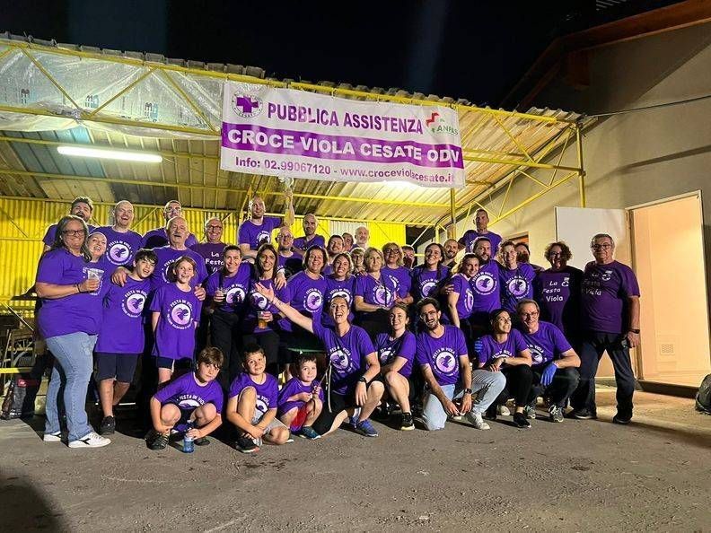 Da giovedì 11 la festa per i 40 anni della Croce Viola di Cesate croce viola festa cesate