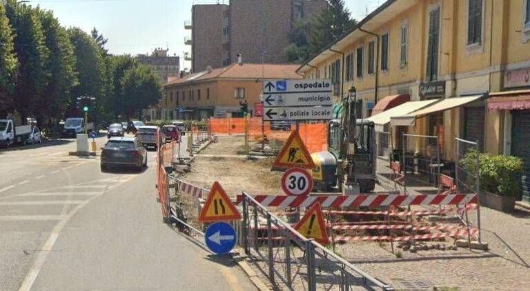 Bollate: Piazza San Francesco, viabilità modificata per proseguire i lavori Bollate San Francesco