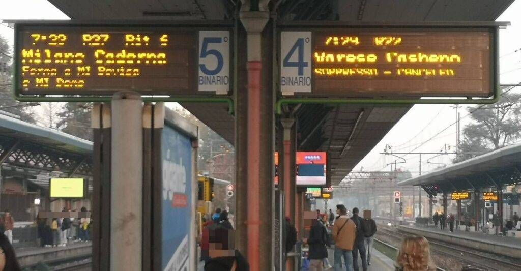 Trenord, ritardi e soppressioni di treni sulle linee di Saronno Saronno ritardi treni stazione