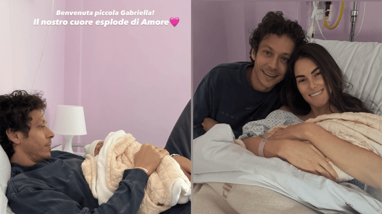 Valentino Rossi e Francesca Sofia Novello (da Arese): è nata la seconda figlia valentino rossi figlia 768x432