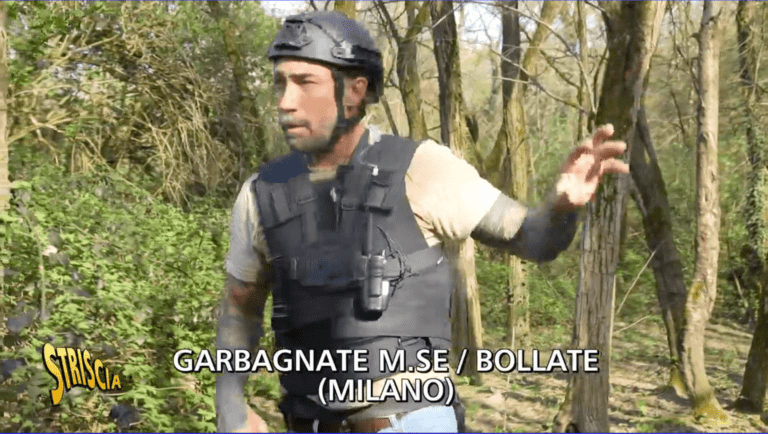 Striscia tra Bollate e Garbagnate: il servizio di Brumotti con la fuga degli spacciatori brumotti striscia bollate 768x434