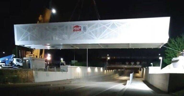 Baranzate nuovo ponte pedonale