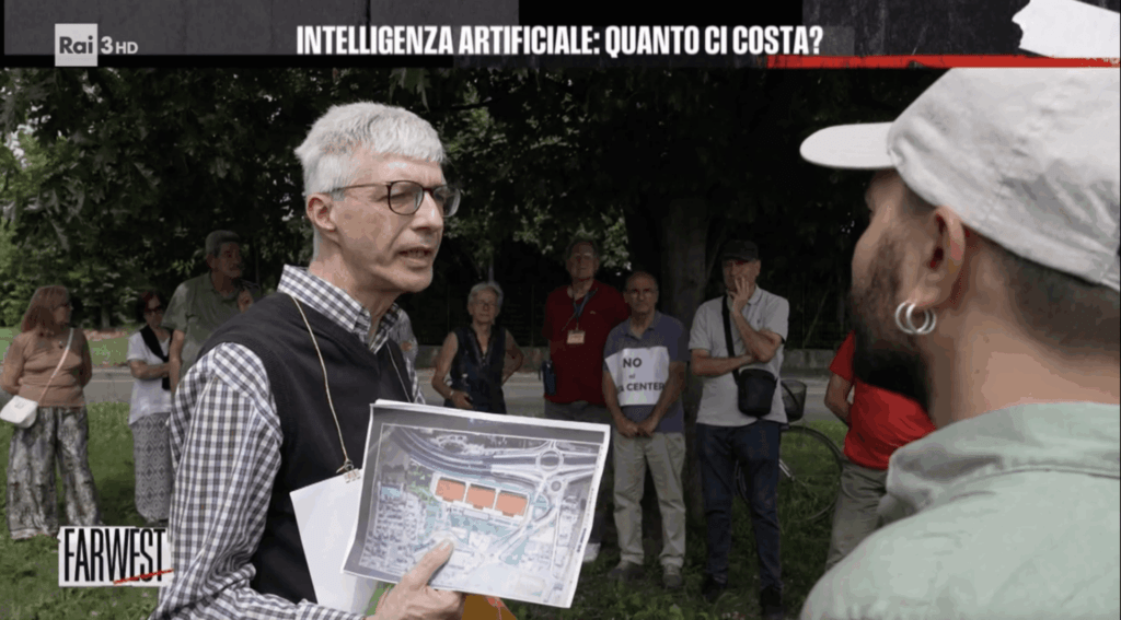 Data Center a Bollate, il servizio di Rai Tre: i dubbi dei cittadini, le risposte dell’azienda Data Center a Bollate Rai Tre scaled 1 1024x567