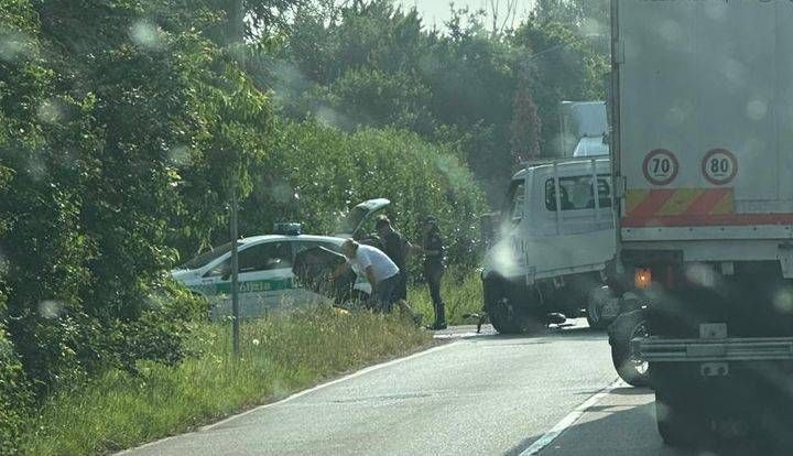 Elicottero tra Lentate e Misinto per incidente sulla provinciale incidente birago moto
