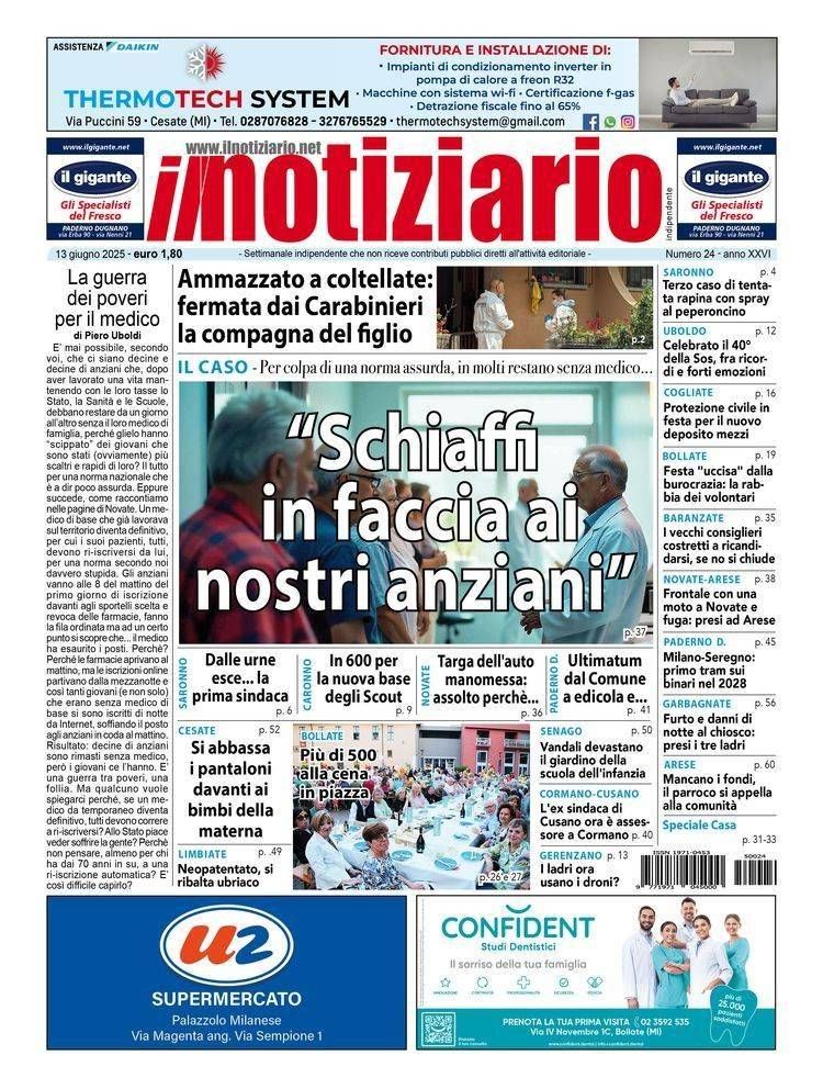 Medici di base a Novate e Bollate: “i nostri anziani presi a schiaffi”; eletta la prima sindaca di Saronno prima pagina Bollate Novate anziani presi a schiaffi