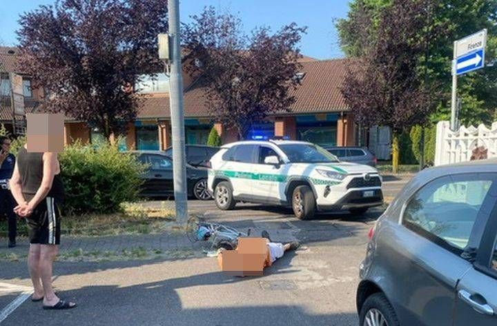 Ciclista investito da auto a Limbiate, portato al San Gerardo limbiate ciclista investito