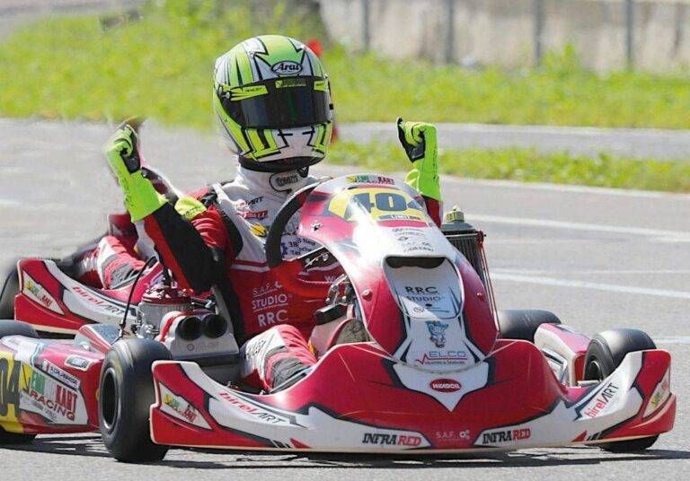 Kart, Andrea “The Shark” di Novate, si prende il podio anche a Castelletto Novate Andrea podio Castelletto