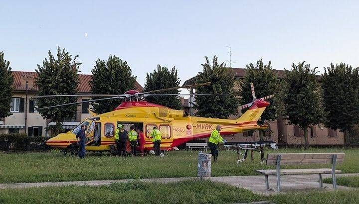 Rovellasca, comandante investito durante un controllo: fu agente a Paderno Elicottero Cogliate