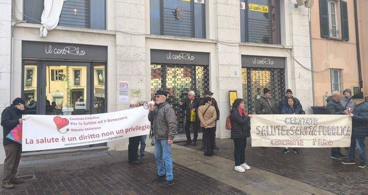 Medici di base, nell’Asst Rhodense in 16mila sono senza, sit-in dei coordinamenti cittadini – VIDEO Medici di base protesta Rho