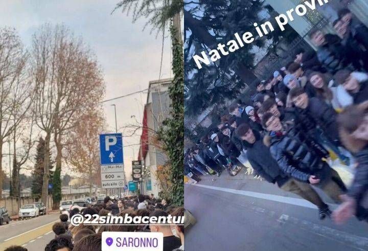 Saronno bloccata per l’arrivo del rapper 22simba: folla e disagi in via Varese Saronno 22simba