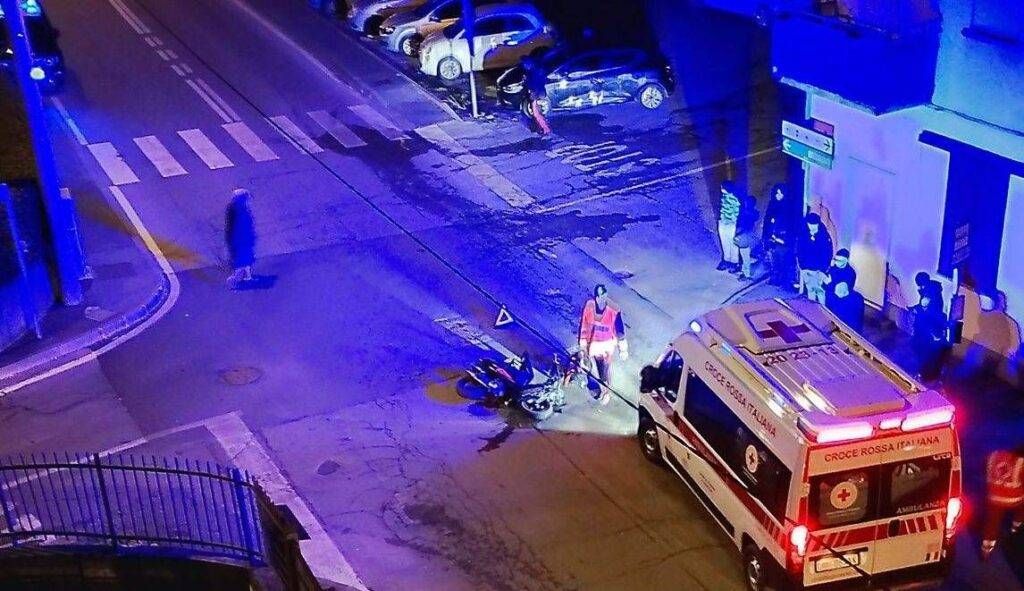 Travolse con l’auto un minorenne in scooter a Lazzate, era ricercato, è stato arrestato Lazzate incidente