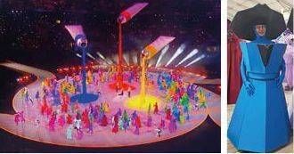 Olimpiadi, alla cerimonia di apertura, da Bollate vestito… da caffettiera Cerimonia olimpica bollatese caffettiera
