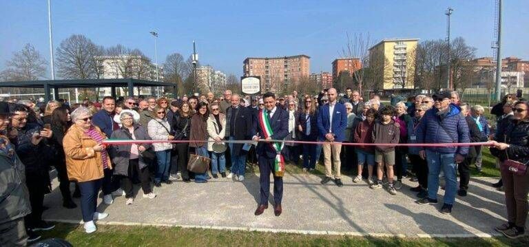 Bollate inaugurato Parco sportivo