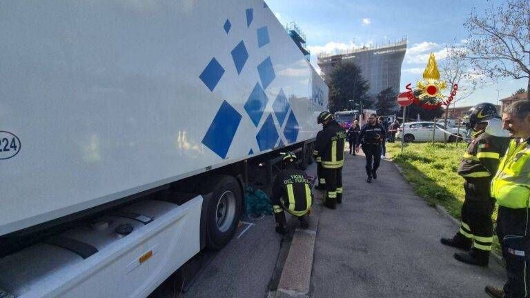 Investito Milano Tir
