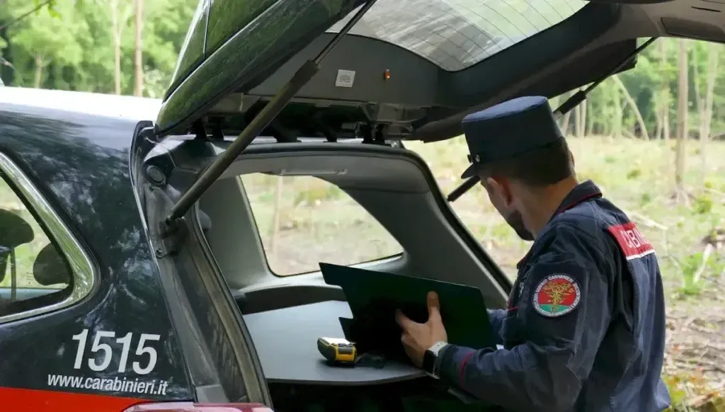 Blitz dei Carabinieri Forestali di Garbagnate: tolleranza zero per gli abusi nei boschi carabinieri forestali