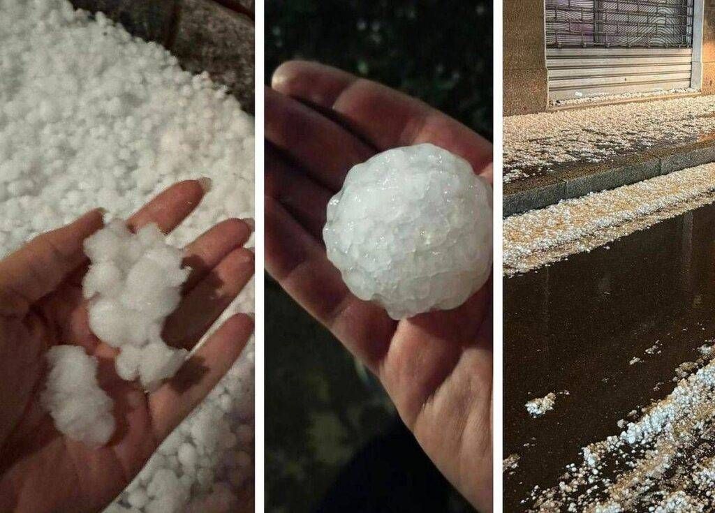 Maxi grandinata lungo il corso del Seveso, danni a Paderno Dugnano, Bovisio Masciago e Cesano Maderno grandinata seveso paderno dugnano