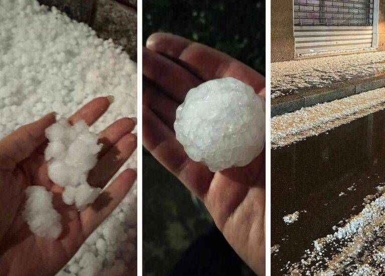 Maxi grandinata lungo il corso del Seveso, danni a Paderno Dugnano, Bovisio Masciago e Cesano Maderno grandinata seveso paderno dugnano