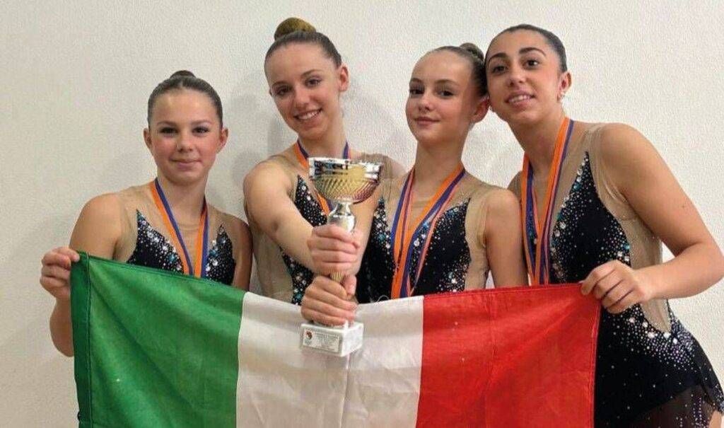 Arese, pioggia di medaglie per la società Rhythmic’s Team Arese medaglie Rhythmic’s Team