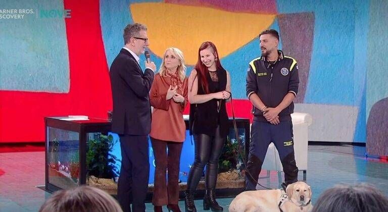 Limbiate protagonista in Tv: l’eccellenza del Centro Cani Guida Lions brilla a “Che Tempo Che Fa” Limbiate cani guida Lions Vanessa Casu