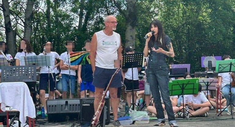 Martina delle Bambole di Pezza ospite al saggio della scuola di Limbiate Bambole pezza Limbiate