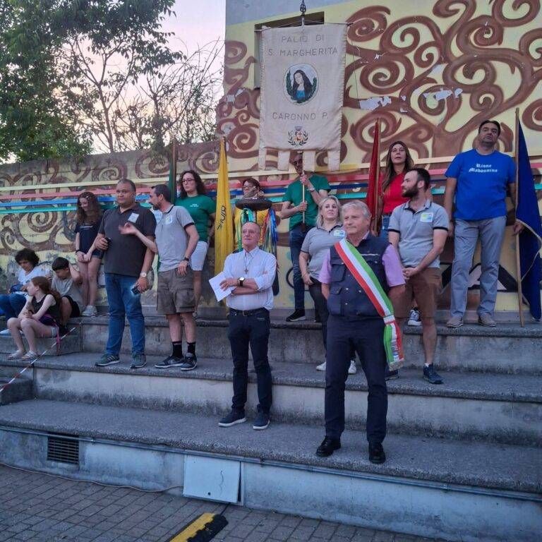 Palio di Caronno, vincono a pari merito San Pietro e Madonnina Palio 2026 1 768x768