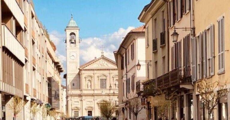 Saronno, lite nel centro cittadino: due uomini si affrontano in strada, interviene la polizia locale Saronno lite Polizia