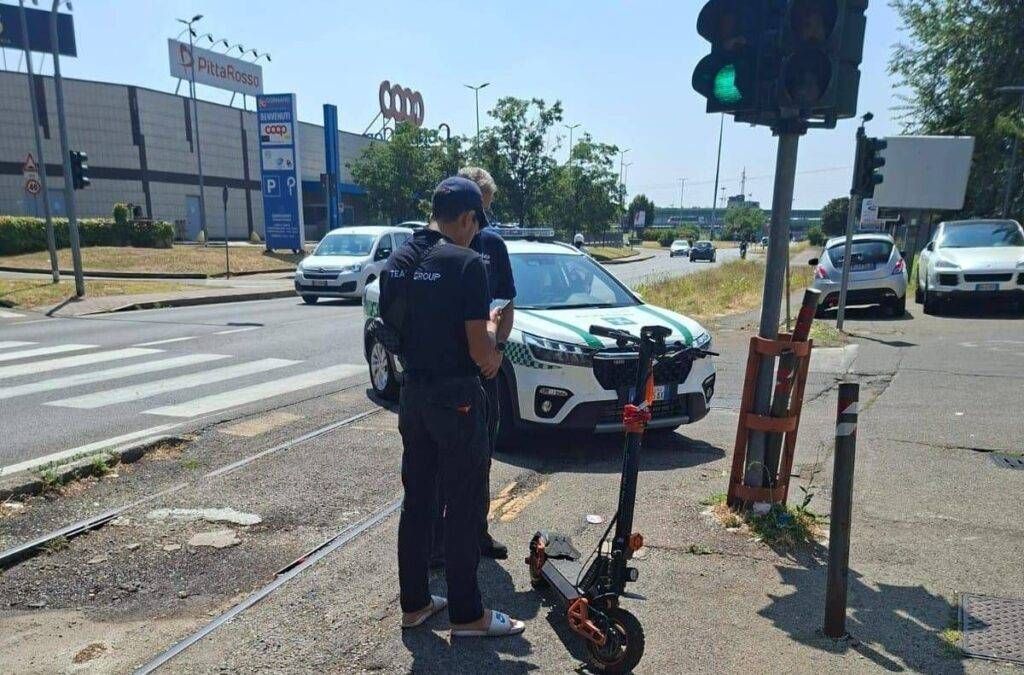 Cormano, scattano i controlli sulle nuove regole per i monopattini, primi 2 sequestri Cormano controlli monopattino