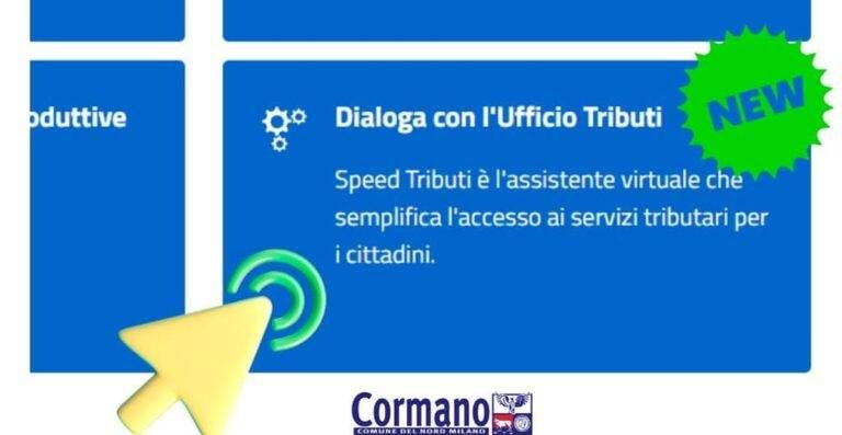 Cormano, un agente AI per il servizio tributi a disposizione dei cittadini Cprmano agente AI