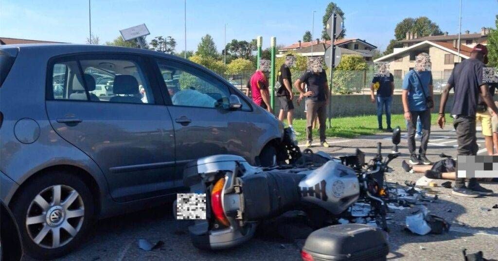 Caronno Pertusella incidente