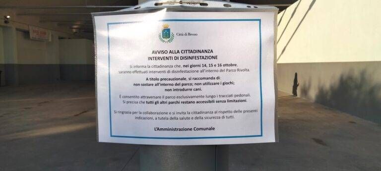 Bresso, caso di Dengue in città, disinfestazione in centro e al parco Rivolta bresso dengue disinfesazione
