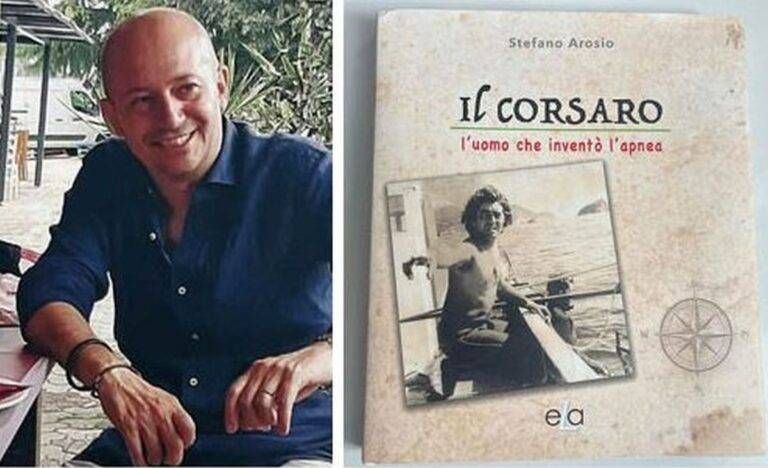 “Il Corsaro”: da Garbagnate Stefano Arosio, racconta Alfredo Guglielmi, leggenda dell’apnea Garbagnate Stefano Arosio Alfredo Guglielmi apnea