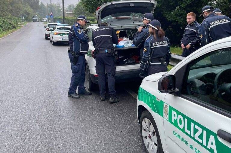 Controlli a Cogliate, scatta il sequestro di cocaina: il bilancio Polizia Locale controlli Parco 768x509