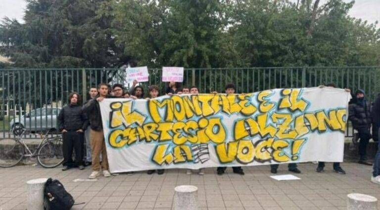 Proteste studentesche, a Cinisello si uniscono i giovani del Montale e del Cartesio Cinisello Balsamo proteste scuola