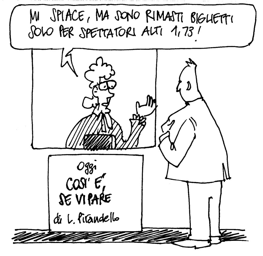 “Quanto è alto?” A teatro si comprano i biglietti in base all’altezza 140203 1024x997