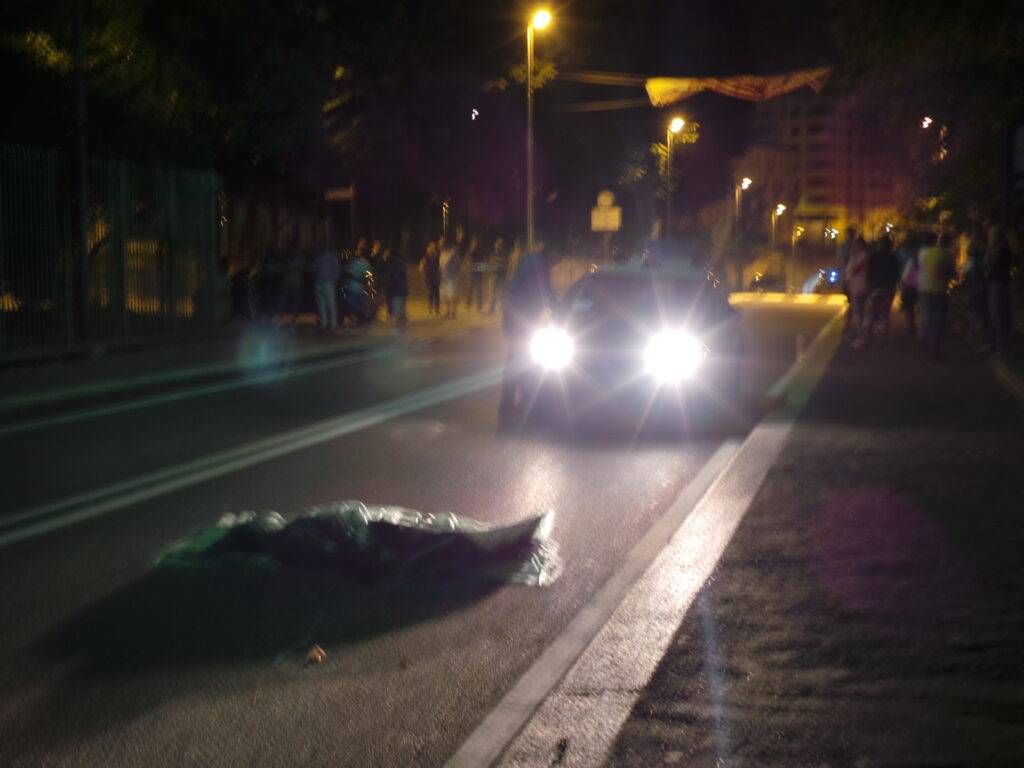 Travolta da un’auto nella notte, muore a 23 anni 20140831 012402 1024x768