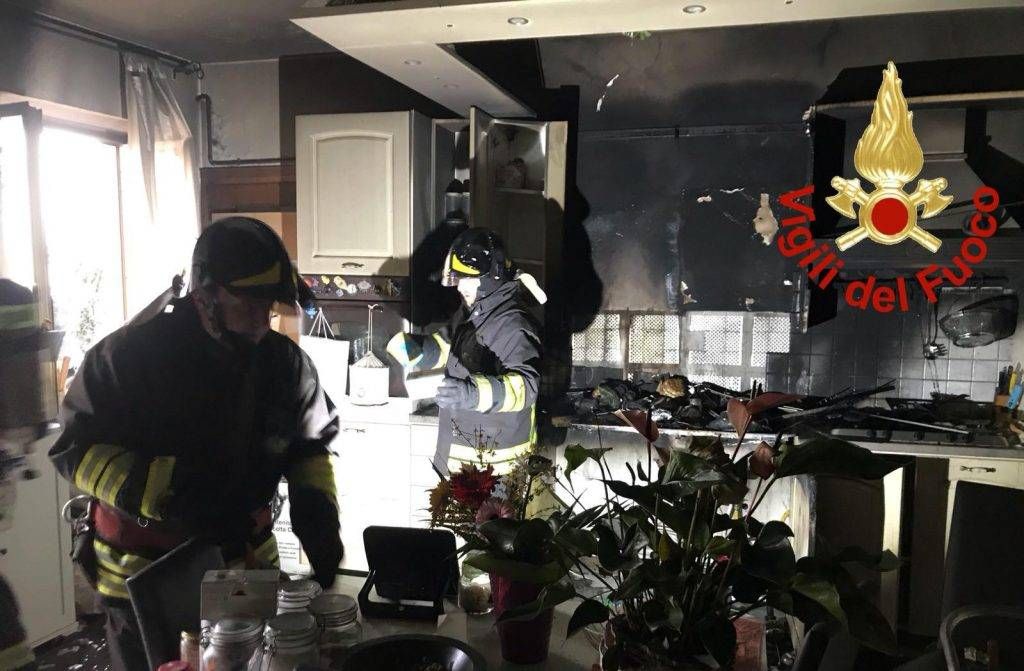 incendio cucina