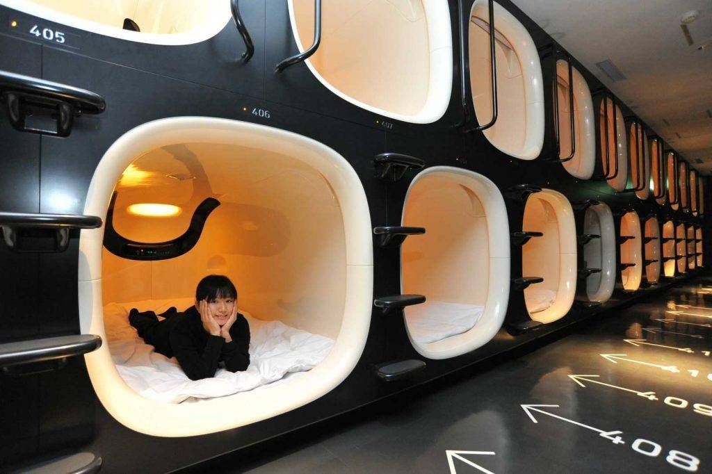Capsule Hotels Tokyo Japan 1024x682
