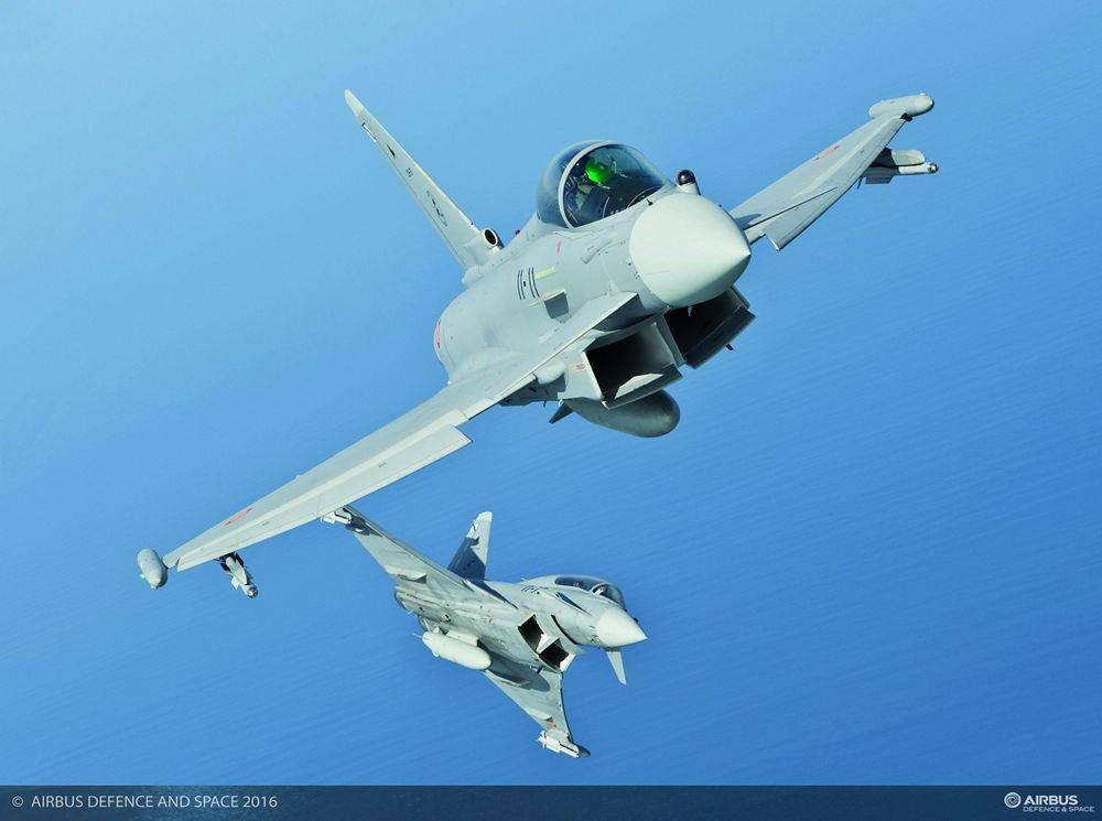 Conferma dell’Aeronautica: due caccia all’inseguimento di un velivolo straniero Eurofighter