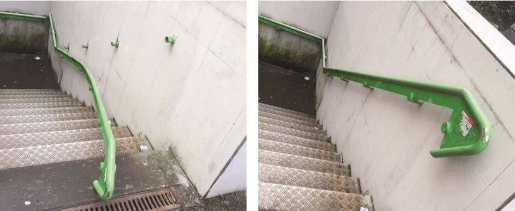 Vandali colpiscono ancora la stazione in centro di Bollate, Gaia rimedia vandali stazione 1 1024x420