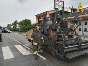 asfaltatrice incendio 