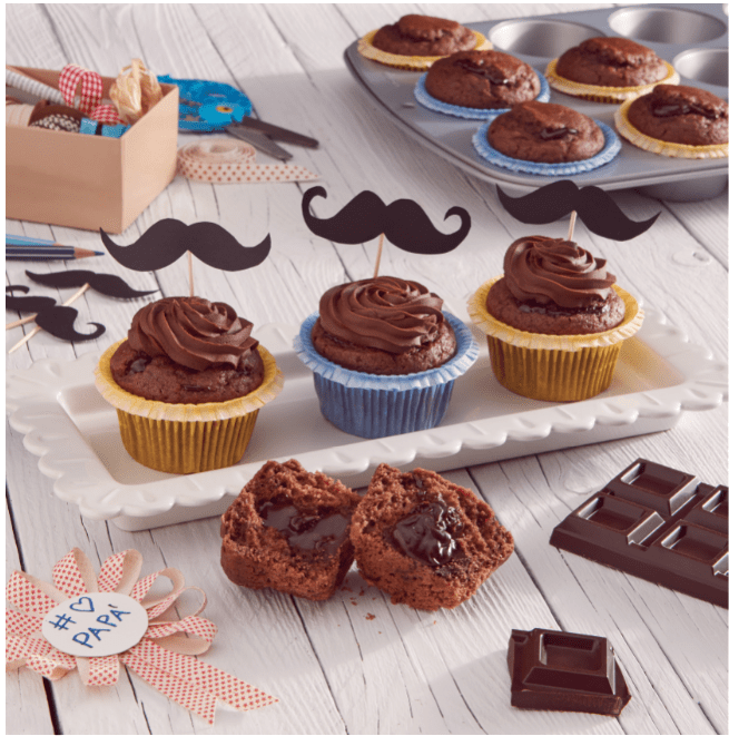 Per la festa del Papà, dai maestri cioccolatieri, arrivano i “Papuffin” Festa del Papà Papuffin Muffin al Cioccolato