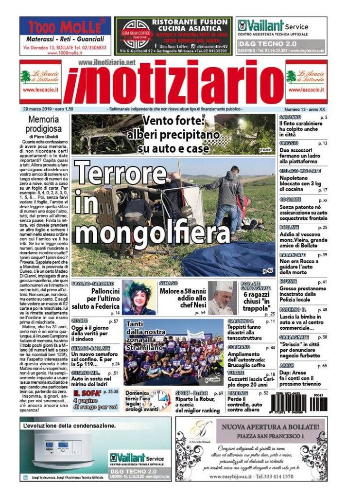 prima pagina Notiziario