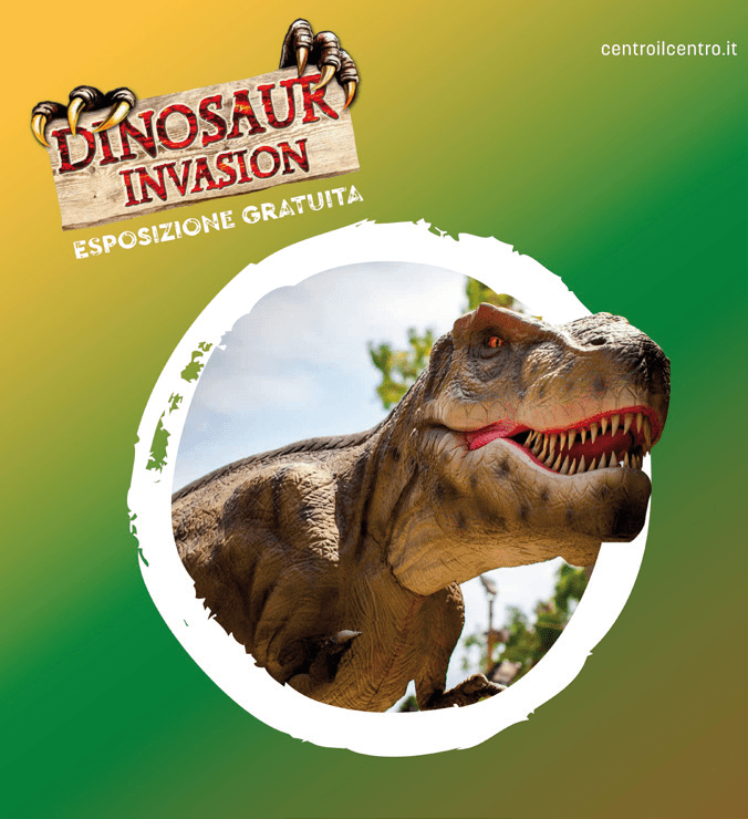 Dinosauri in esposizione a Il Centro: l’inaugurazione con Cecchi Paone dinosauri il centro paone