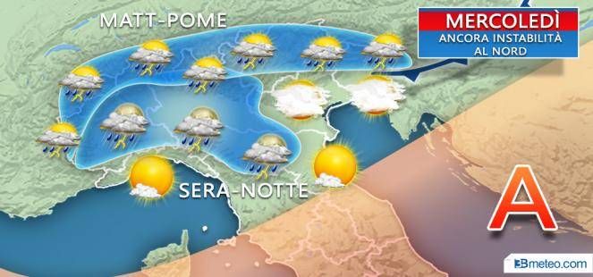 Meteo: caldo africano e afa o temporali? Che cosa ci aspetterà meteo caldo afa temporali nord