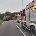 tragedia sfiorata camion ribaltato