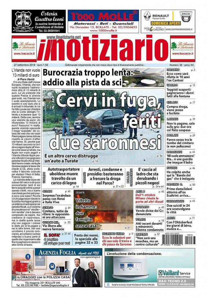 prima pagina Notiziario
