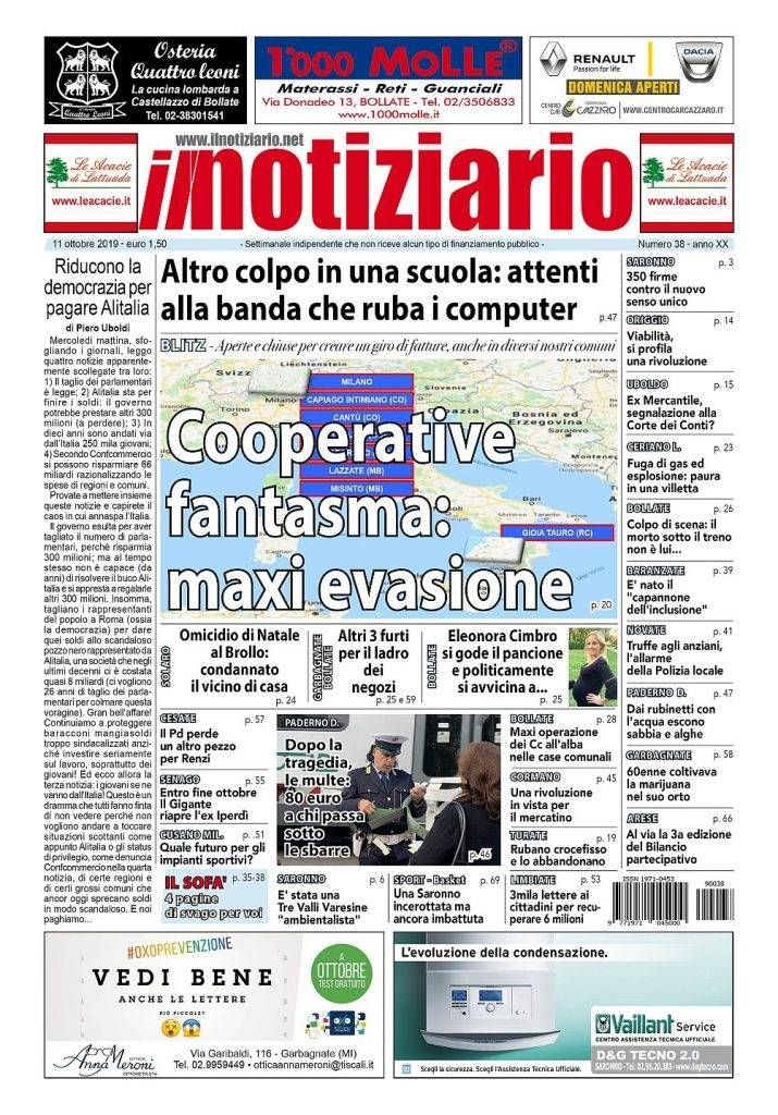 prima pagina notiziario