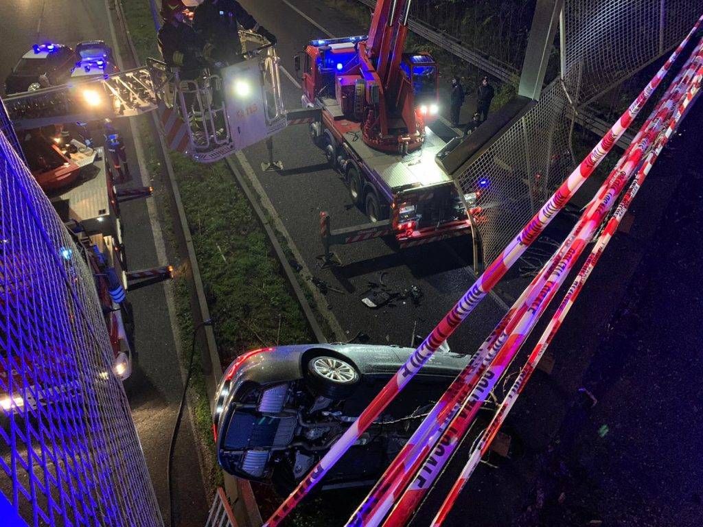 Cormano, auto volata in Milano-Meda: ipotesi chiusura del cavalcavia MiMePonte4 1024x768