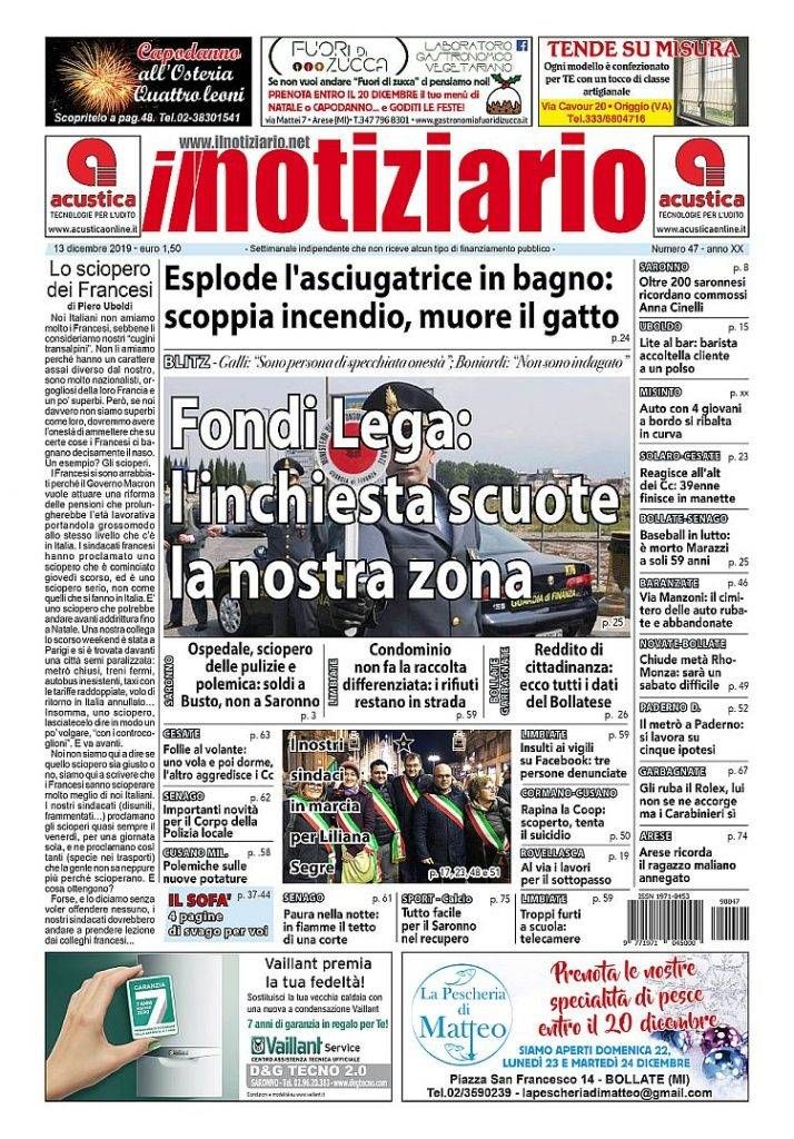 prima pagina notiziario